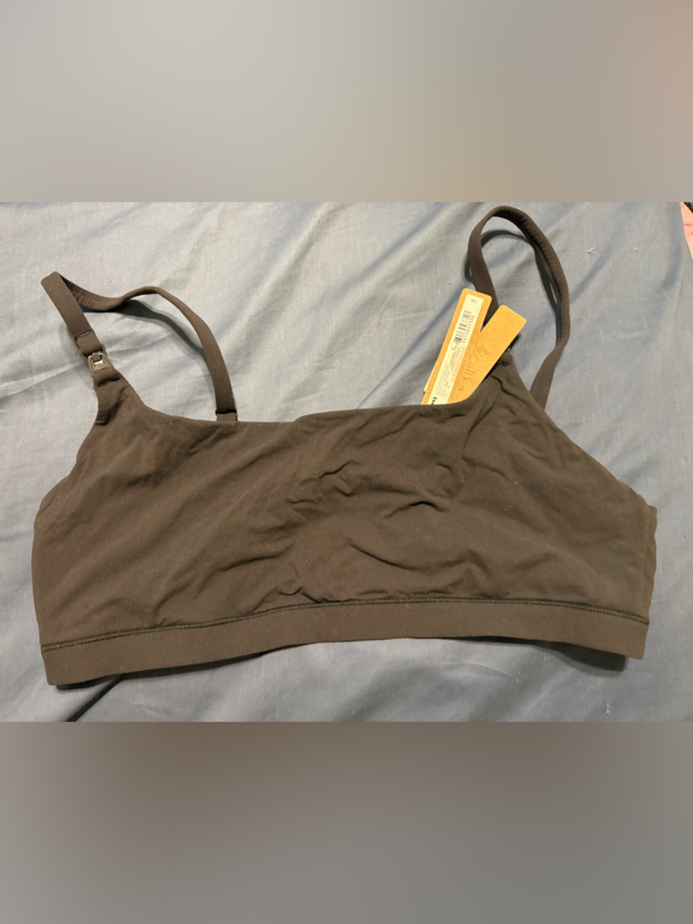 SKIMS NWT M nursing bra onyx